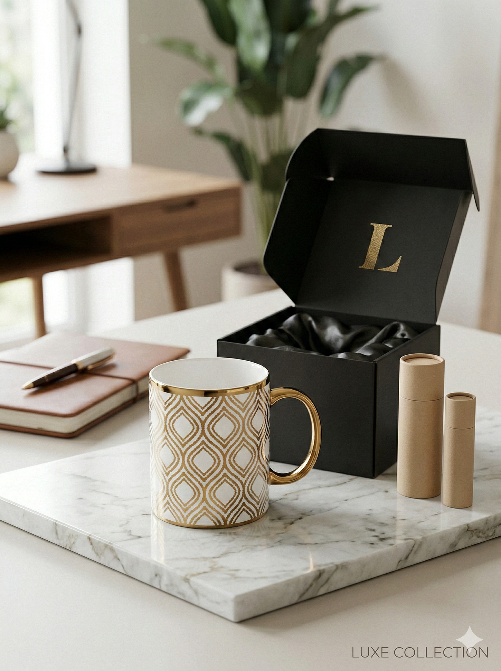 Royal Gold Lattice Mug